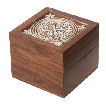 Wooden block box