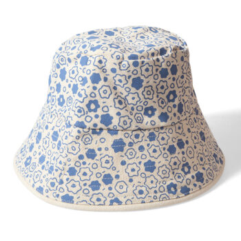 Floral print bucket hat