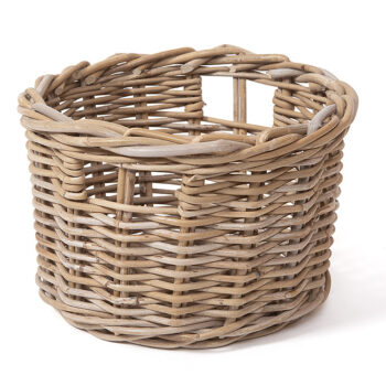 Small round rattan basket