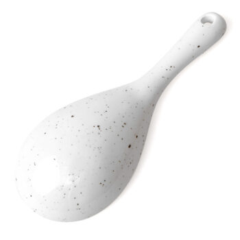 White speckled sauce spoon | Gallery 1