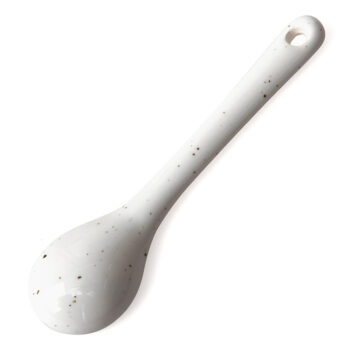 White speckled salt spoon | Gallery 1