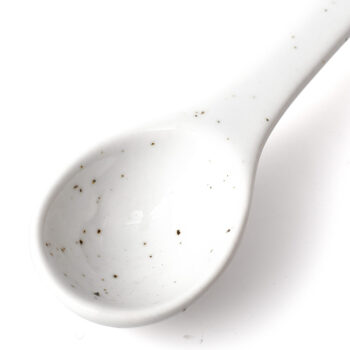 White speckled salt spoon | Gallery 2