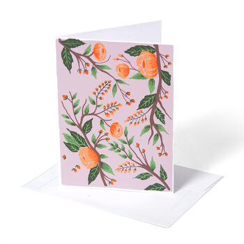 Ranunculus blooms card