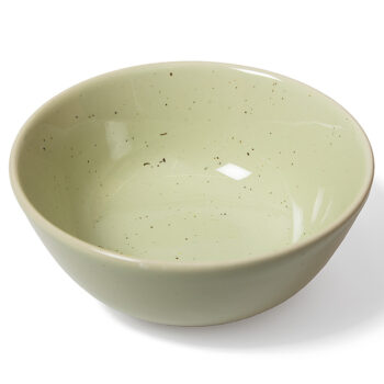 Tea green speckled bowl