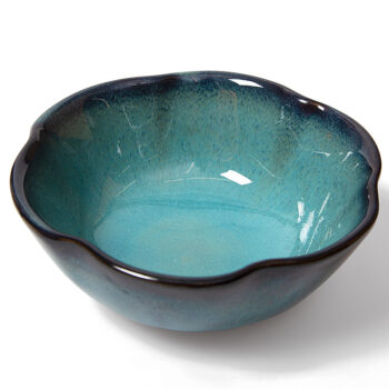 Blue flower bowl