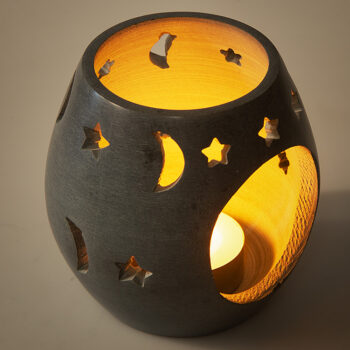 Moon star candle holder
