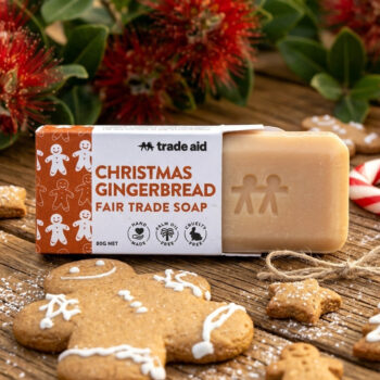 Christmas gingerbread soap