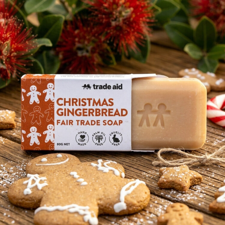 Christmas gingerbread soap